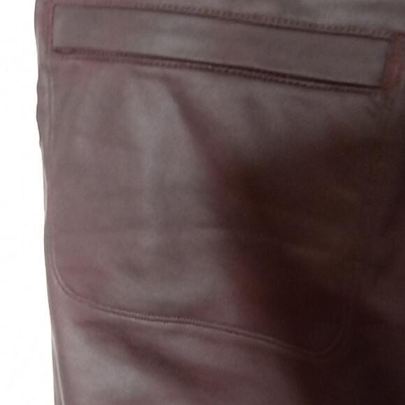 Athleta Women's Size S/P Delancey Gleam Moto Tight Decadent Chocolate Ankle Zip - Picture 6 of 11